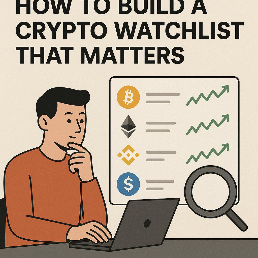 How to build a crypto watchlist that matters