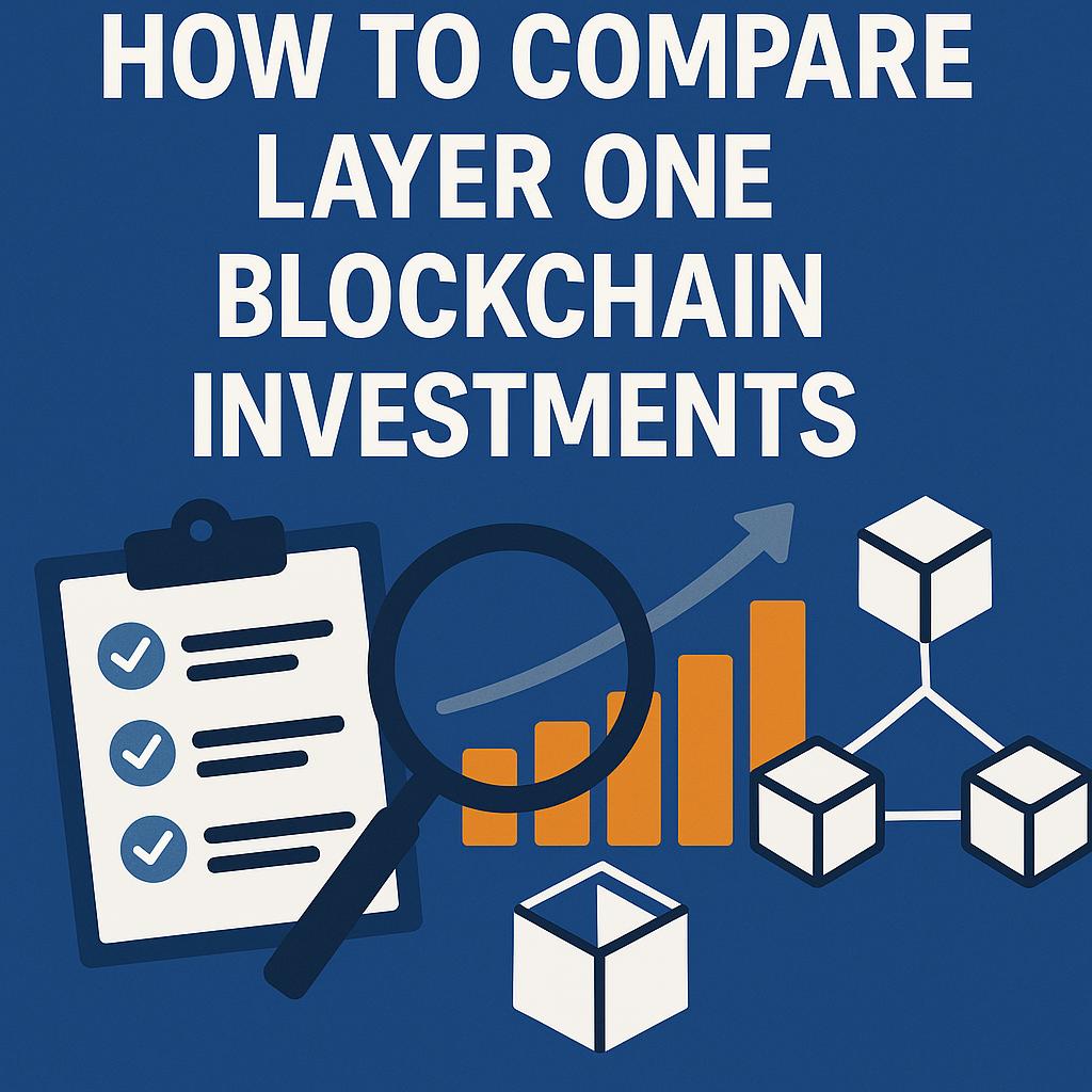 How to compare layer one blockchain investments