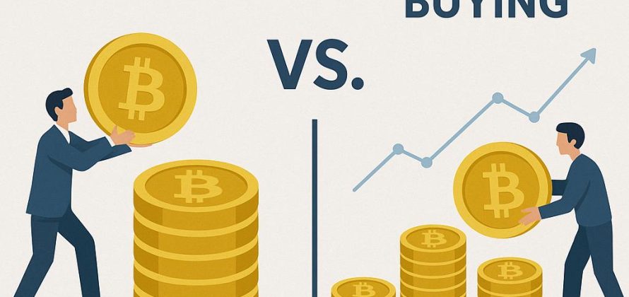 Lump sum investing versus phased crypto buying